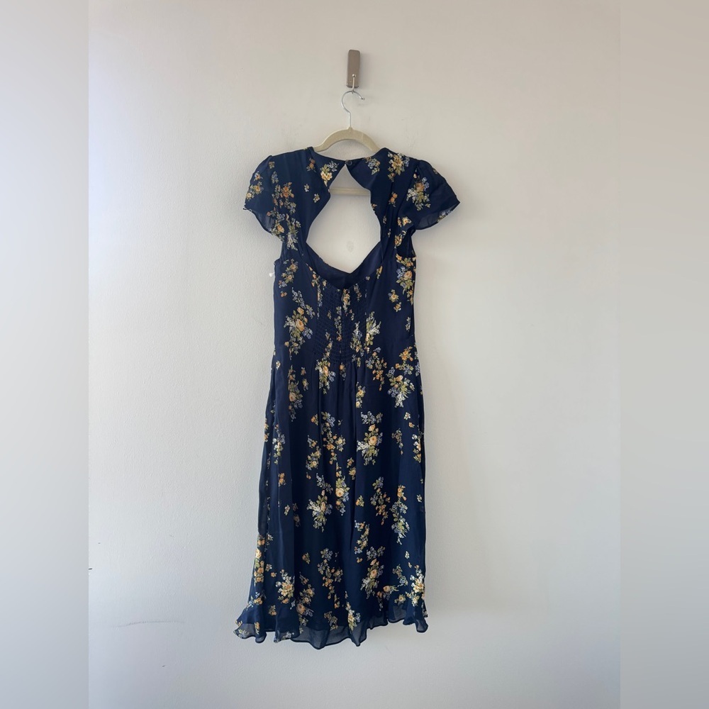 REFORMATION Rosi Sweetheart Neck Dress in Vittoria 10 - Picture 8 of 8